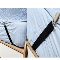 아이더스 밴드형 고정버클 2P 이불커버고정, 화이트