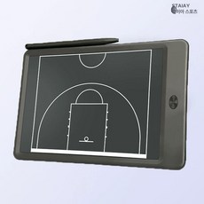 축구 전술판 자석 휴대용 감독 상황판 지휘판 코칭칠판, D. 농구 전술 보드/8.5인치 하프코트, 8.5인치 농구 전술판 전체, 1개