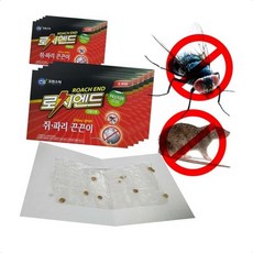해충퇴치 쥐덫 쥐파리 끈끈이 2매x5개 파리끈끈이 가정집방역 바퀴벌레퇴치 모기