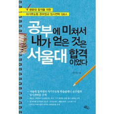 새책-스테이책터 [공부에 미쳐서 내가 얻은 것은 서울대 합격이었다] -명문대 합격을 위한 자기주도형 공부법과 입시전략 Q&, 9791159970023