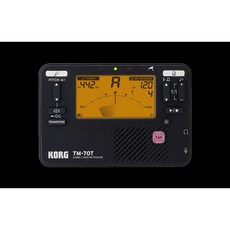 【JUDY樂器店】全新 KORG TM-70C 調音器 節拍器 (含CM400拾音夾) (黑/白) 日本製, 1個, TM-70C(黑色含CM400拾音夾)