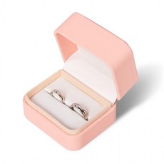 주얼리 하드 케이스 PU 형 코랄 핑크 커플링 보관함 상자 보석상자 주얼리함 악세사리함