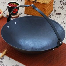 Homeeconomics_Bruce 傳統老式弔鍋, 1個, 24CM加寬單提手弔鍋