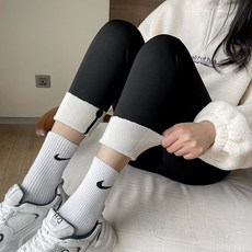 iboy ugirl 保暖冬季高腰彈力刷毛內搭褲