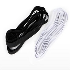 올데이픽 12골 광폭 고무줄 탄력밴드끈, 검정