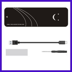 MAC SSD 인클로저 AIR A1466 TINA 어댑터 2015 2014 BOX 2016 USB 케이스 A1465 2013 2017, 10gbps A C Cable