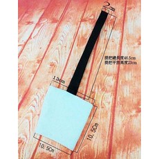 棉質織帶帆布杯套飲料提袋 環保飲料杯提袋 手提飲料袋, 1個, 1個裝, 織帶黑色/咖啡隨機