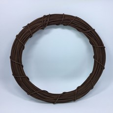 조화리스 베이스 원형 다크브라운 수공예 링 10cm 30cm, 15cm__10개