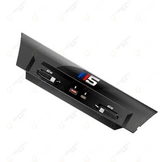 BMW 5시리즈 멀티 충전 포트 확장 허브 고속충전 G60 520 530 523 용품 YENAMALL, 블랙, 타입C + 타입C