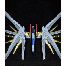 MG 홍련공방 마이티프리덤형 1/100 디펜더 백팩 개조 웨폰키트 맥기 날개, 1/100 마이티프리덤 윙백팩, 1개