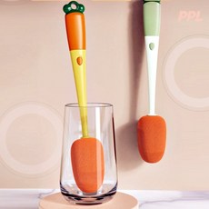 컵세척솔 텀블러 세척솔 다기능 세척브러쉬 물병 세척 젖병 보온병, 그린