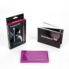 샌트밴드 일반형 요가밴드, Lv3퍼플, 1개