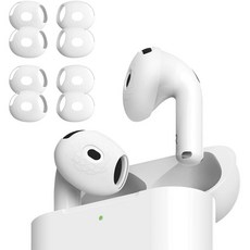 韓國 AZLA SednaEarfit 適用 AirPods 4 矽膠防滑耳套 韓國製造, 1個