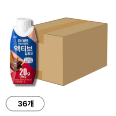 하이뮨 프로틴 밸런스 액티브 딥초코, 250ml, 36개