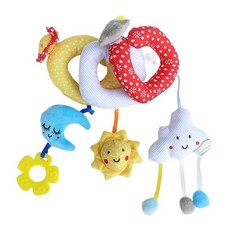 星星月亮床圍鈴 嬰兒床掛鈴 推車吊飾 寶寶玩具, 1個