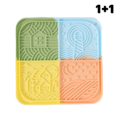 쉬어가게 파스텔 슬로우식기 리킹매트 밥꾸, 1개, Pastel