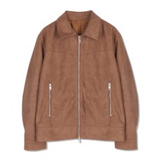 [언더오프] 웨스턴 비건 스웨이드 자켓 브라운