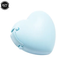 캔디 컬러 마스킹 테이프 커터 러브 하트 도넛 모양 디자인 와시 테이프 커터 사무실 테이프 디스펜서 학교, 03 blue