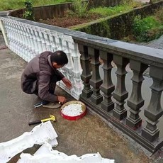 巨匠工廠羅馬柱子模具陽臺護欄圍欄現澆水泥花瓶柱欄桿模具羅馬柱裝飾模型, 1個, 廠家直銷【60公分高度特厚款】,【限時特惠】1米蘭花款欄桿+1根大柱