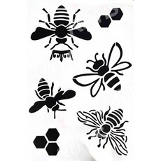 A40-0514 型染版(Stencil) - 蝶古巴特DIY簍空模板, 1個