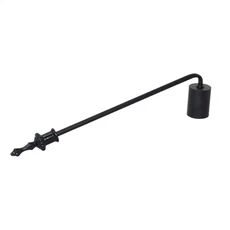 금속 캔들 스너퍼 긴 손잡이 캔들 도구 캔들 커버 캔들 스토퍼 장식용 캔들 불 꺼내기 안전하게, 04  Black Long