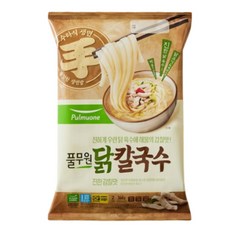 풀무원 간편한끼 간식 반찬 닭칼국수 2인분 360g, 1개