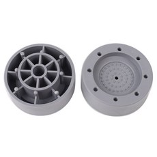 洗衣機防震腳墊 防滑靜音墊 適用滾筒波輪式家電 墊高防潮排水順暢, 1個, 增高墊1入