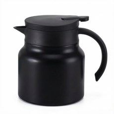 대용량 316 스텐 보온 주전자 보온 티포트, 블랙, 1개, 1000ml
