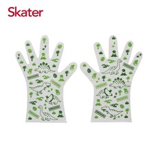Skater 兒童拋棄式手套, 詳見包裝, 詳見包裝, 恐龍綠