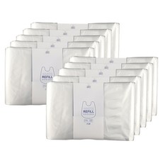 12개월 사용 가능한 매직캔 220 호환용 리필봉투 하얀리필 9리터, 11M 10롤