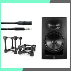 Kali Audio LP-8 2nd Wave 8吋監聽喇叭 奢華套組 含喇叭架 主動式錄音室喇叭, XLR to TRS
