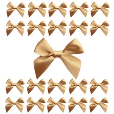 데코파이 완성 리본 50P 세트, 2개, 골드