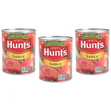 헌츠 내추럴 토마토 소스 올 내추럴, 822g, 3개