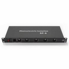 조명 기술자 제작팀 공연장을 위한 DMX512 스플리터 앰프 분배기/랙마운트, 격리된 4방향
