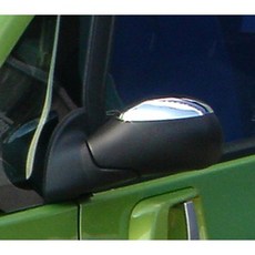 Peugeot 寶獅 標緻 1007 206 206CC 鍍鉻銀後視鏡蓋 後照鏡蓋貼, 1個, 左邊(駕駛座)