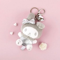 산리오 마이멜로디 실버 가방고리 인형 키링 8cm