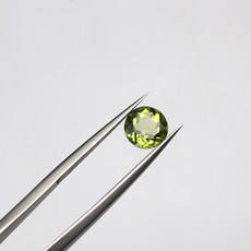공장 100% 천연 원형 감람석 페리도트 보석 보석에 대한 Diy 재료, Peridot, 1.2mm, 1개