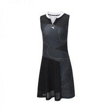 국내매장판 디아도라 플레르 블록 메쉬 원피스 블랙 561993