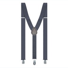 그레이컬러바지고정끈 모던한 패션멜빵sy_