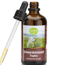 tierlieb Sanct Bernhard 抗氧化黑孜然油滴劑100ml，提升免疫力，促進皮膚和毛髮健康, 1個, 呼吸/支氣管, 1份