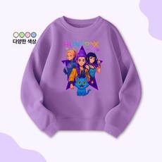 케이팝 데몬헌터스 후드티 맨투맨 초등 루미 기모 미라 겨울 주니어 플리스 호랑이