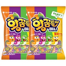 [달콤진] 오리온 왕꿈틀이 미니 프루츠믹스, 2개, 336g