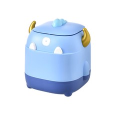 원터치 계량 쌀통 벌레방지 쌀항아리 잡곡보관통 밀가루통 10KG, 푸른색, 3개