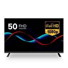 이브이 50인치 127cm 풀HD TV 제로베젤 에너지효율 1등급, 50인치 FHD TV, 벽걸이형, 방문설치