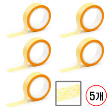 디자인마스킹 테이프 프린텍, 5개, 나팔