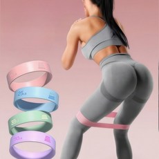 요가 헬스 탄력밴드 엉덩이 라인 스쿼트 근력밴드, 1개, 네 가지 조합 패키지