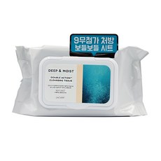 라끄베르 딥 앤 모이스트 더블액션 클렌징 티슈, 80매입, 1개