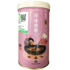 大安區農會 原味肉鬆，嚴選安心豬肉，傳統工法製作，口感酥鬆，香氣濃郁，搭配米飯、稀飯、吐司或饅頭皆宜, 180g, 1個