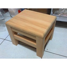 台灣檜木導圓角粗腳椅凳 尺寸30X25X25公分, 1個