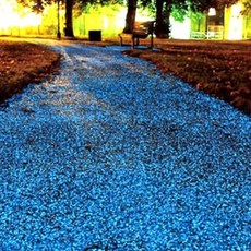 (대) 100개 야광돌 야광자갈 형광 어항돌 어항자갈 어항장식, 혼합(0662a)